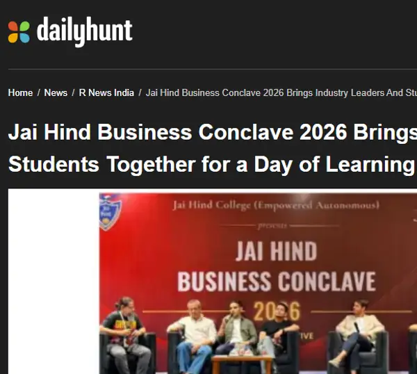 Dailyhunt - Jai Hind Business Conclave Press Release